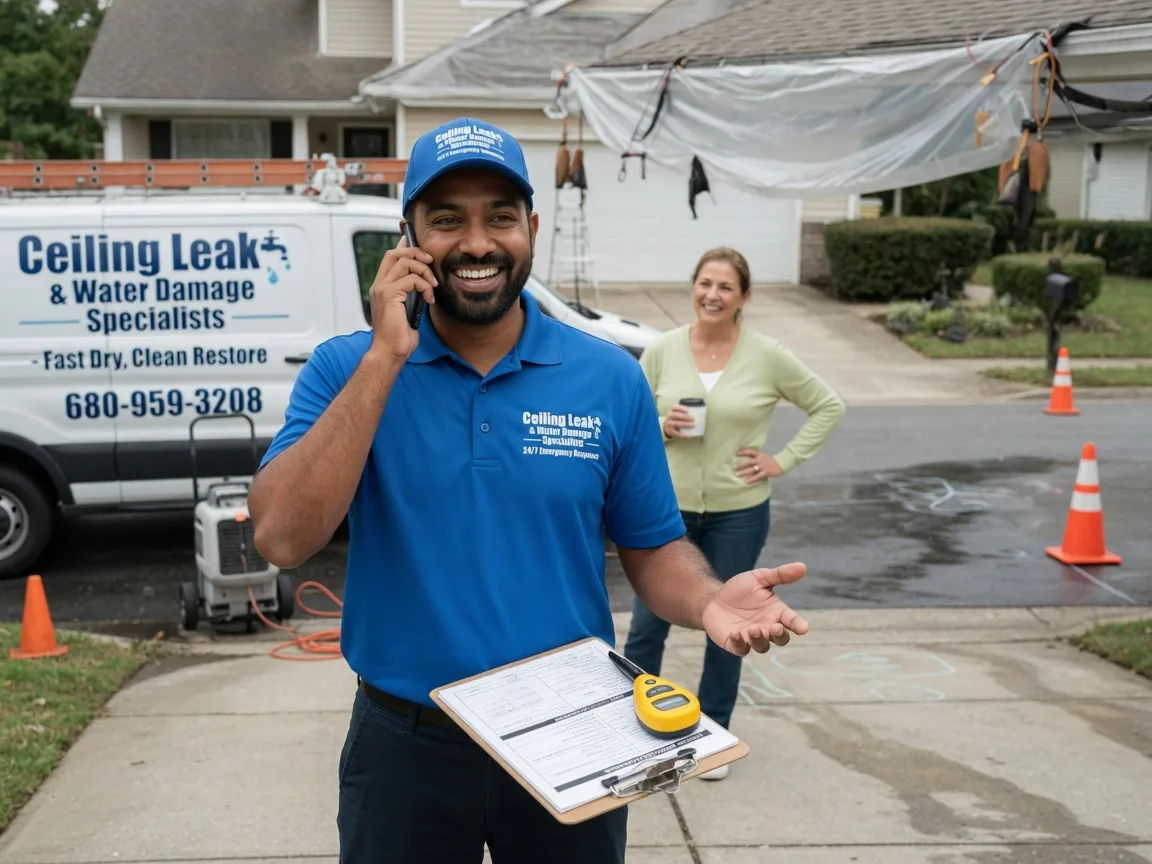 Ceiling Leak Cleanup Haynesville, LA FAQs